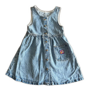Vintage Lee Denim Jumper Dress Girls' 6
